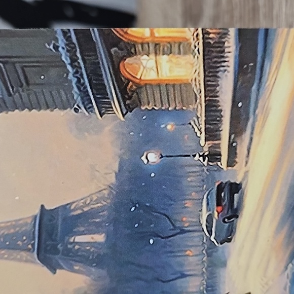 4x6 Paris Eiffel Tower Fantasy Watercolor Oil‎ Painting Wall Art Print - Picture 4 of 7